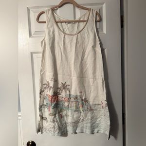 Vineyard vines linen dress size large